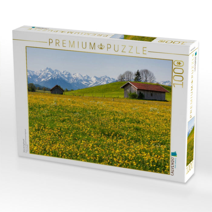 Wiese bei Agathazell - CALVENDO Foto-Puzzle'
