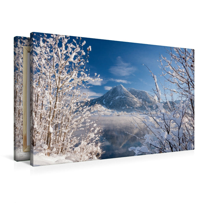 Premium Textil-Leinwand Der Grünten