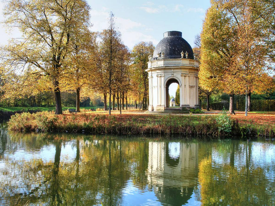Pavillon - Südöstliche Ecke des Gartens - CALVENDO Foto-Puzzle'