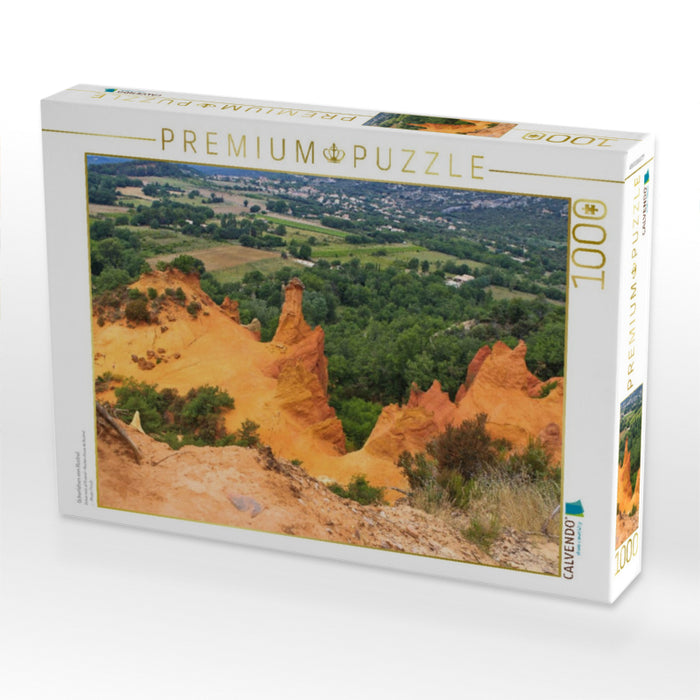 Ockerfelsen von Rustrel - CALVENDO Foto-Puzzle'