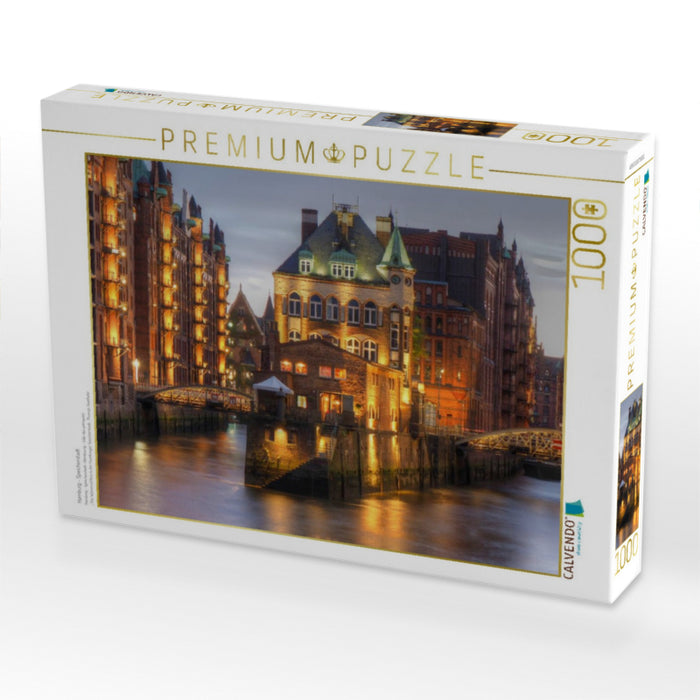 Hamburg - Speicherstadt - CALVENDO Foto-Puzzle'