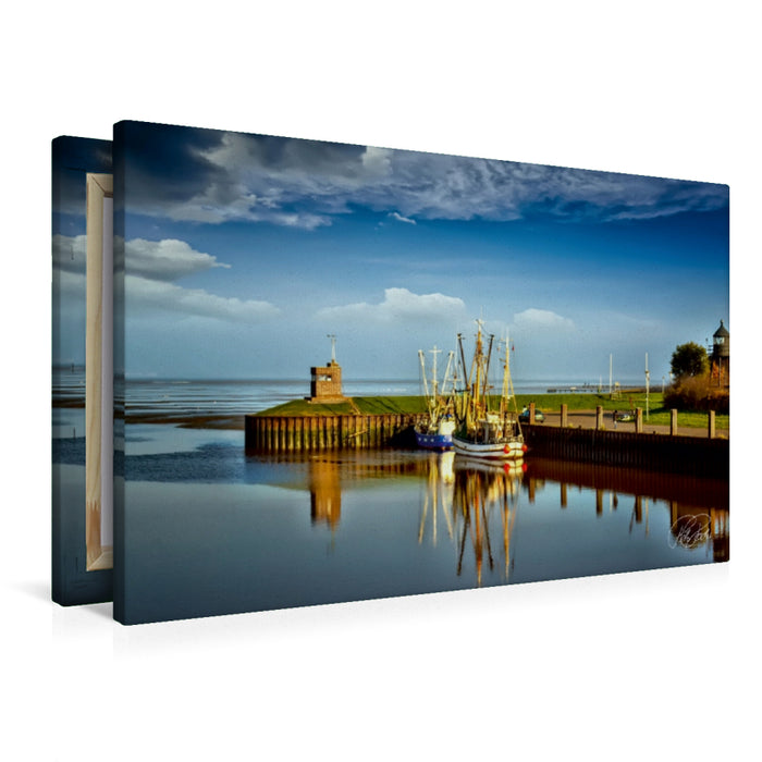 Premium Textil-Leinwand Dangast an der Nordsee