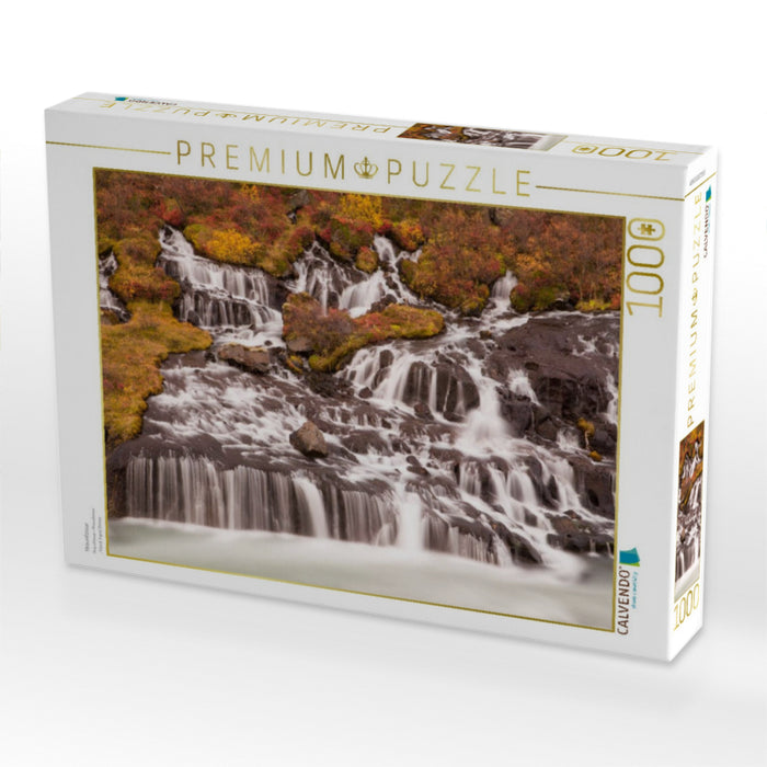 Hraunfossar - CALVENDO Foto-Puzzle'
