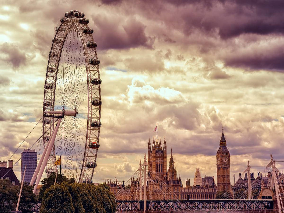 London Eye & Big Ben - CALVENDO Foto-Puzzle'