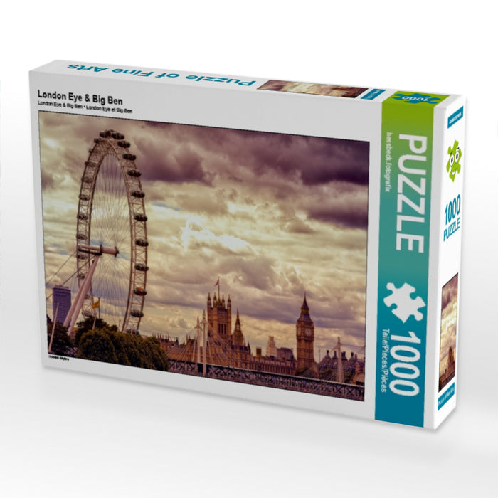London Eye &amp; Big Ben - CALVENDO photo puzzle 