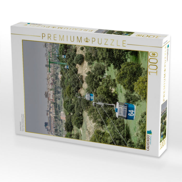 Seilbahn Madrid - CALVENDO Foto-Puzzle'