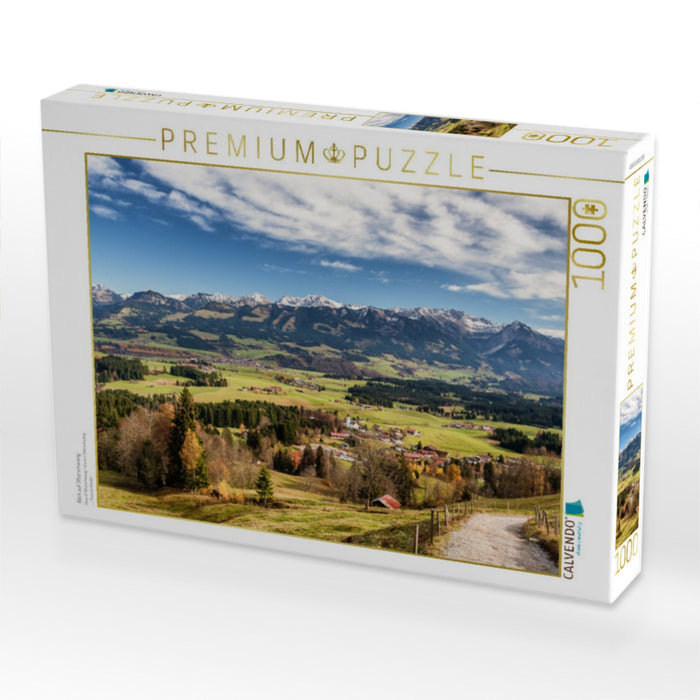 Blick auf Ofterschwang - CALVENDO Foto-Puzzle'