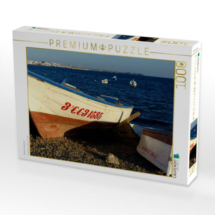 Boote auf Lanzarote - CALVENDO Foto-Puzzle'