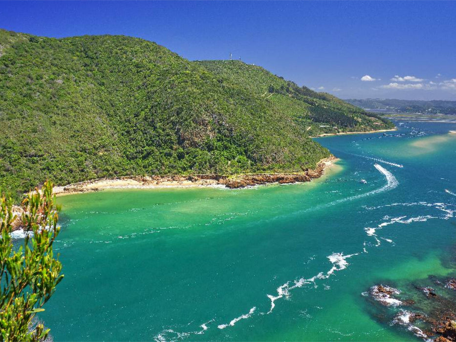 Knysna-Lagoon - Landschaft an der Garden-Route in Süd-Afrika - CALVENDO Foto-Puzzle'