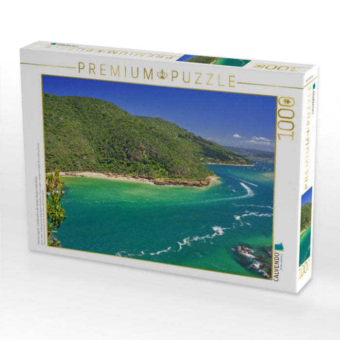 Knysna-Lagoon - Landschaft an der Garden-Route in Süd-Afrika - CALVENDO Foto-Puzzle'