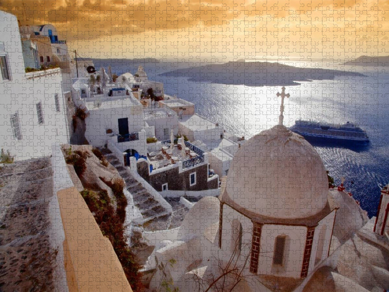 SANTORINI - CALVENDO Foto-Puzzle'