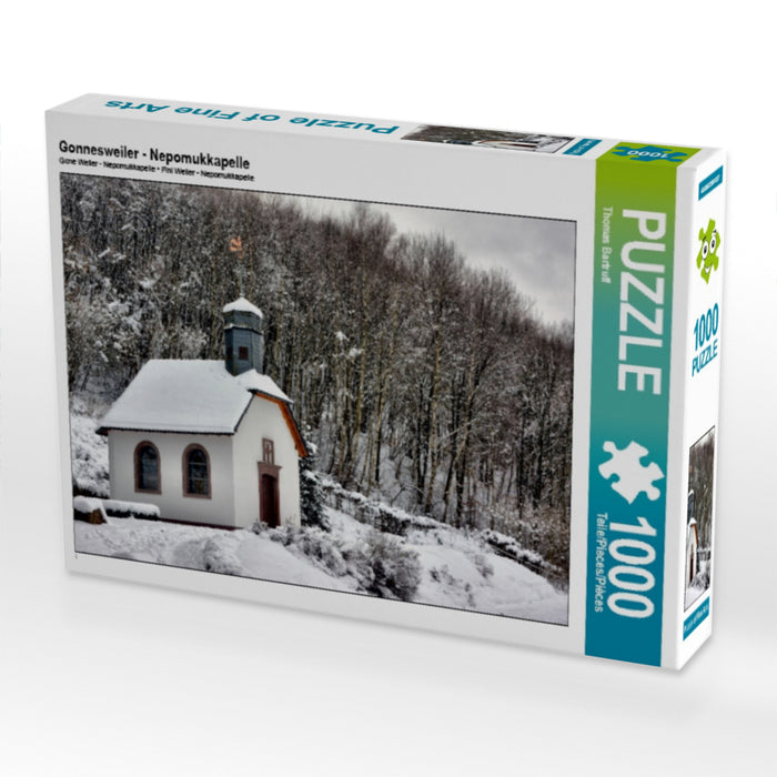 Gonnesweiler - Nepomukkapelle 1000 Teile Puzzle quer - CALVENDO Foto-Puzzle'