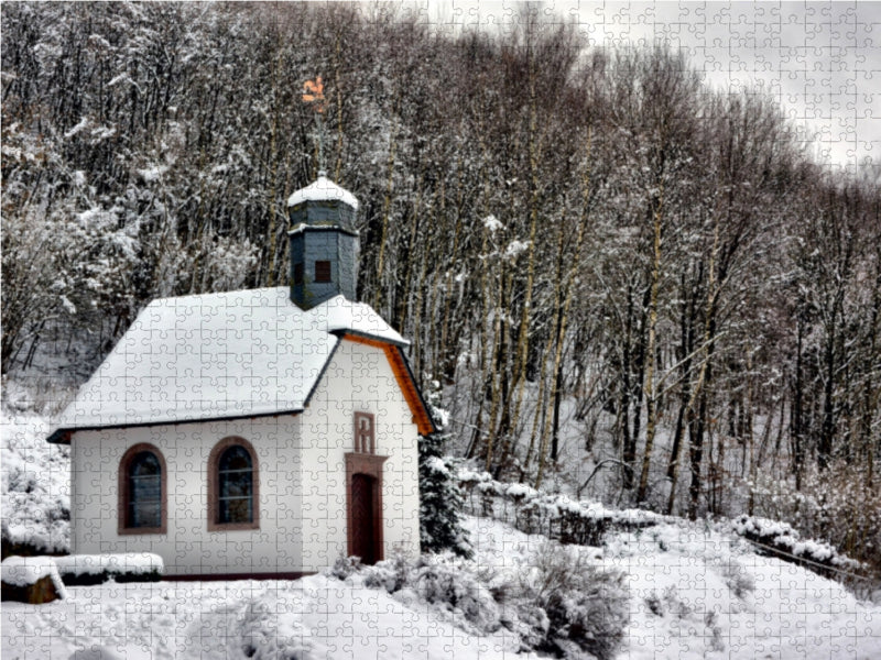 Gonnesweiler - Nepomukkapelle 1000 Teile Puzzle quer - CALVENDO Foto-Puzzle'