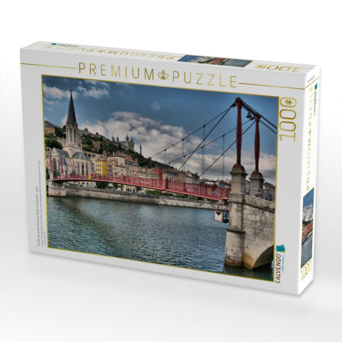Ein Bild der großen Kalender Städte in Frankreich - Lyon - CALVENDO Foto-Puzzle'
