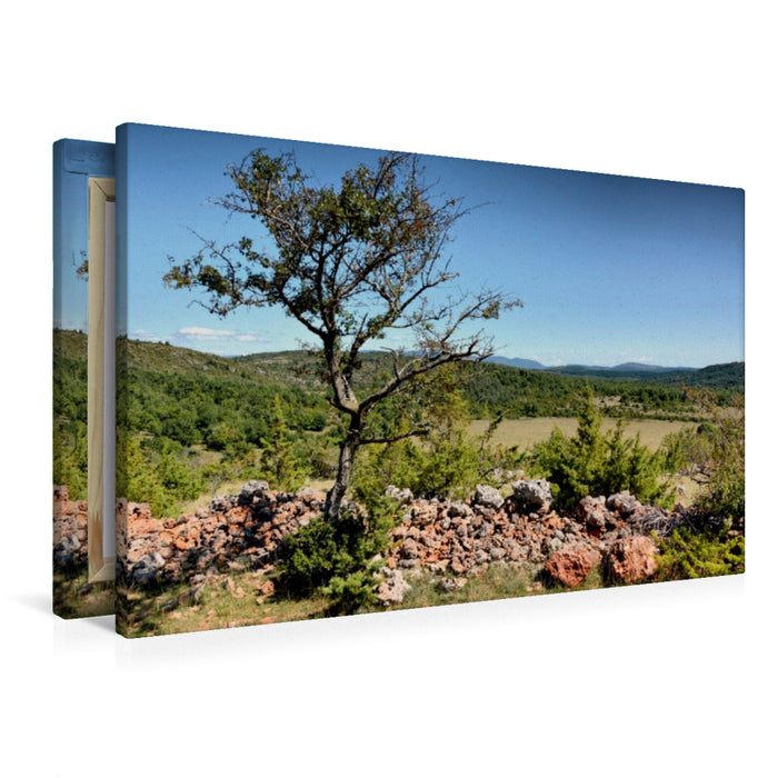 Premium Textil-Leinwand Aveyron