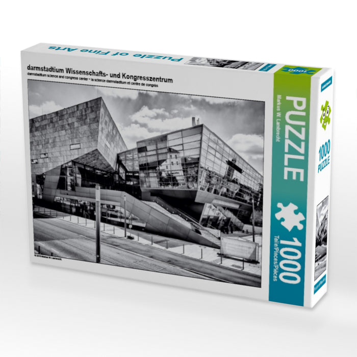 darmstadtium Wissenschafts- und Kongresszentrum 1000 Teile Puzzle quer - CALVENDO Foto-Puzzle'