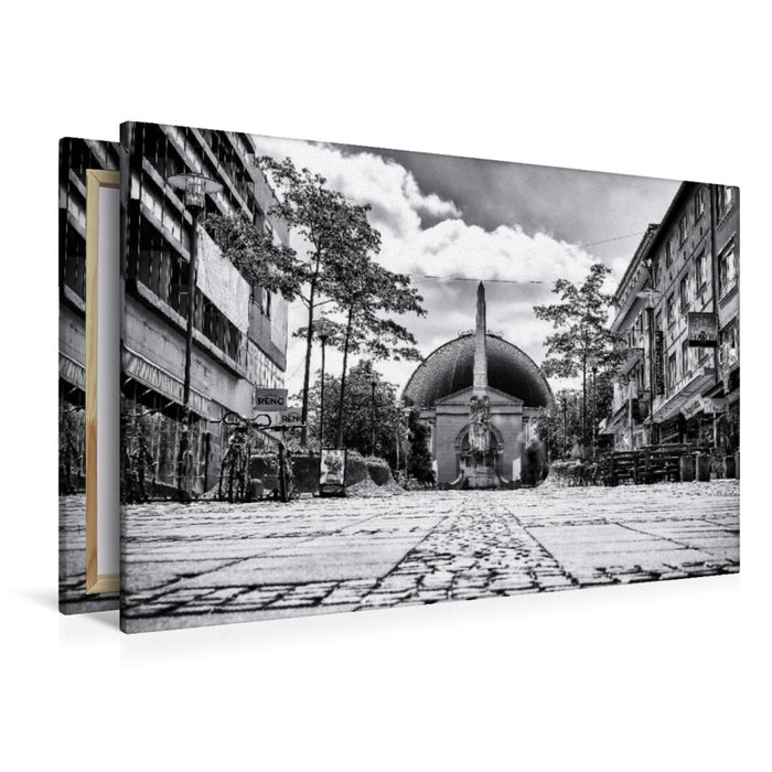 Premium Textil-Leinwand Wilhelminenstraße