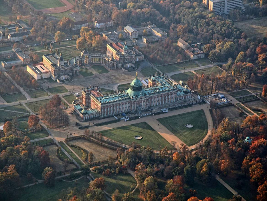 Neues Palais und Communs bei Potsdam - CALVENDO Foto-Puzzle'