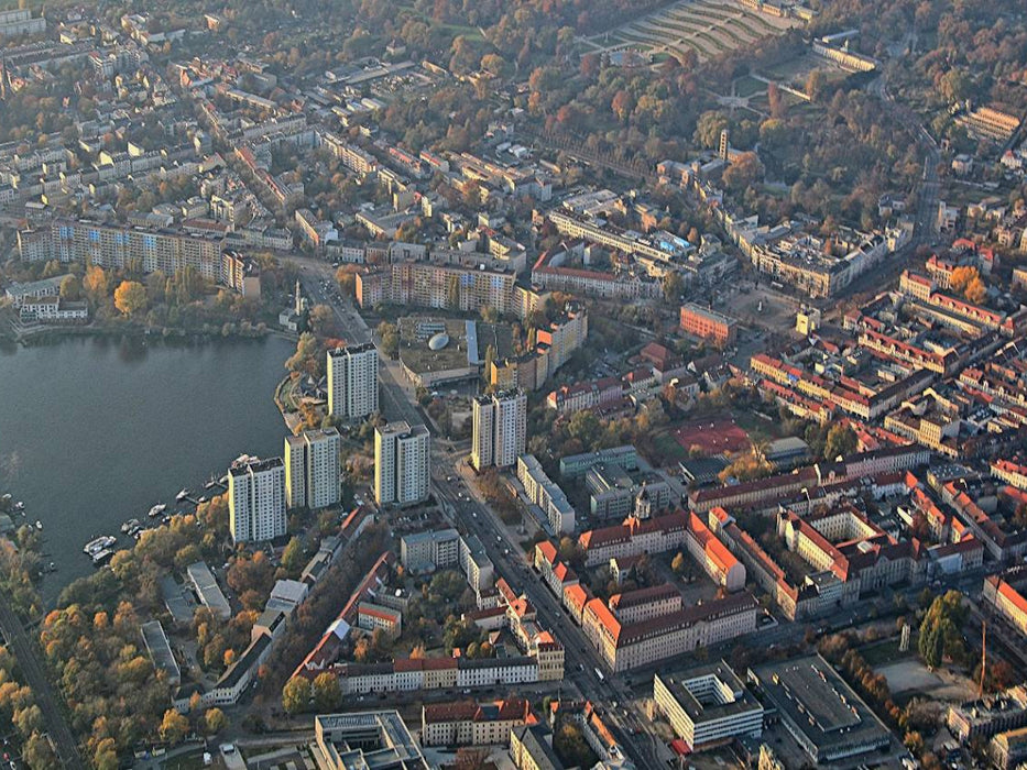 Neustädter Havelbucht und Breite Straße in Potsdam - CALVENDO Foto-Puzzle'