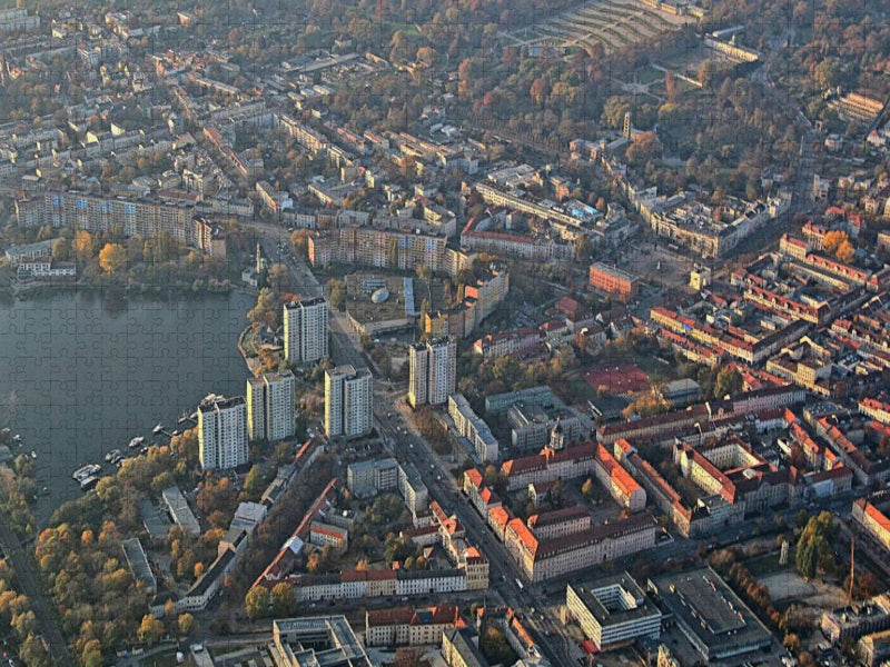 Neustädter Havelbucht und Breite Straße in Potsdam - CALVENDO Foto-Puzzle'