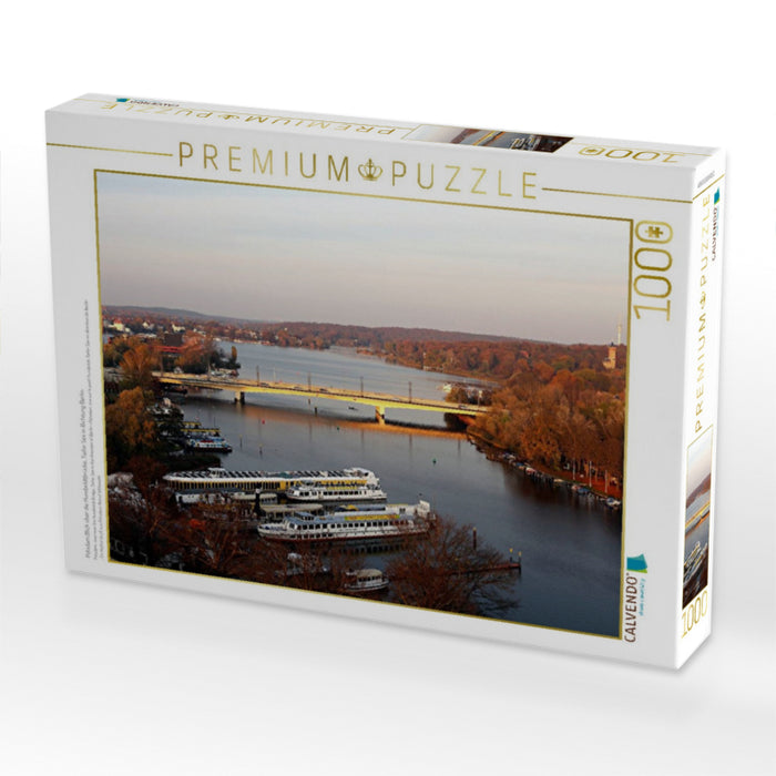 Potsdam,Blick über die Humboldtbrücke, Tiefer See in Richtung Berlin - CALVENDO Foto-Puzzle'