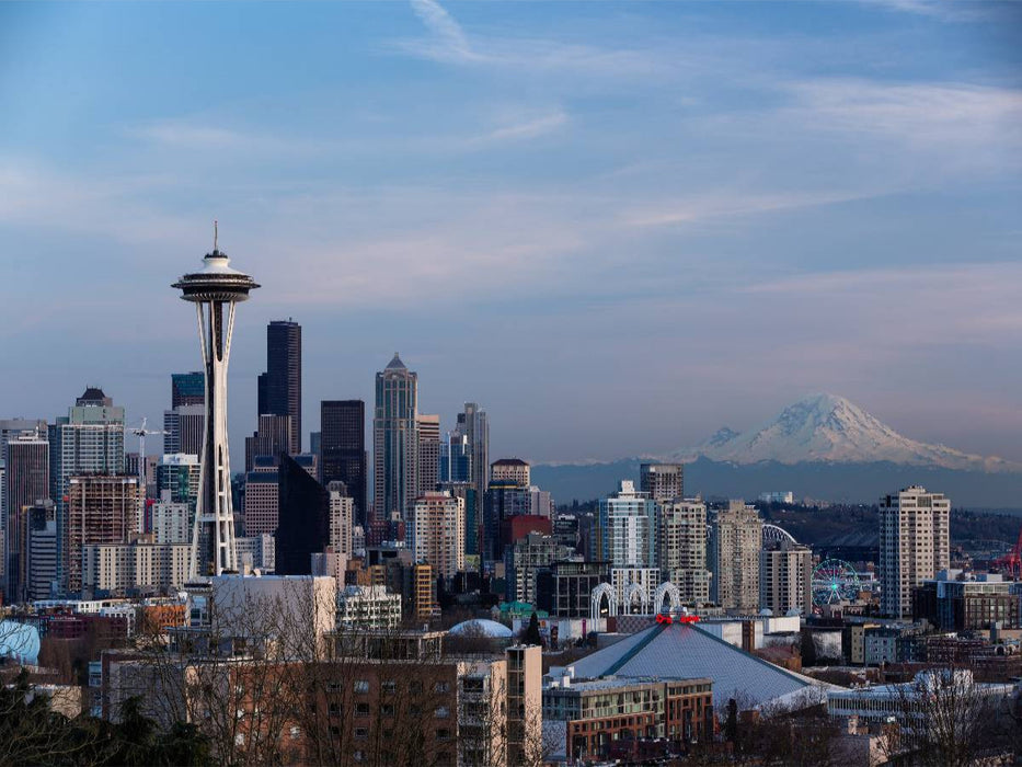 Seattle Skyline 1000 Teile Puzzle quer - CALVENDO Foto-Puzzle'