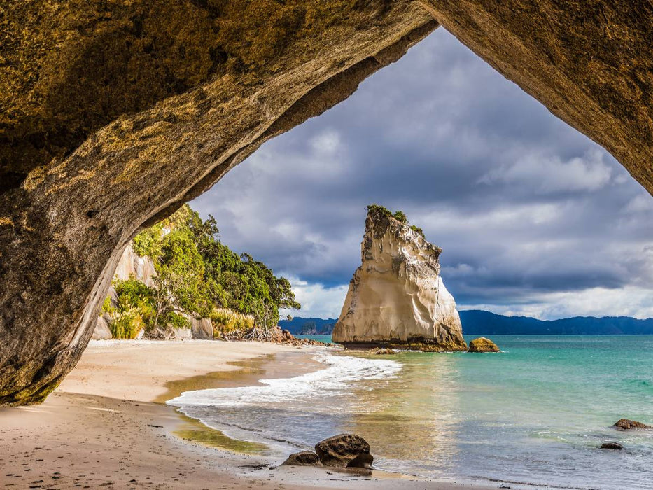 Cathedral Cove - Neuseeland 1000 Teile Puzzle quer - CALVENDO Foto-Puzzle'