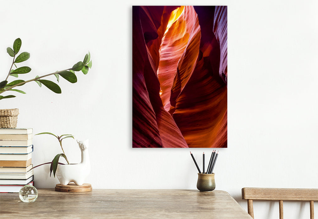 Premium Textil-Leinwand Premium Textil-Leinwand 50 cm x 75 cm hoch Antelope Canyon