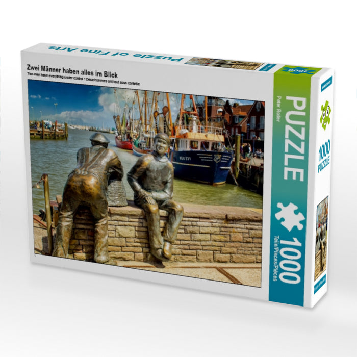 Zwei Männer haben alles im Blick 1000 Teile Puzzle quer - CALVENDO Foto-Puzzle'
