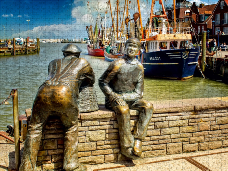 Zwei Männer haben alles im Blick 1000 Teile Puzzle quer - CALVENDO Foto-Puzzle'