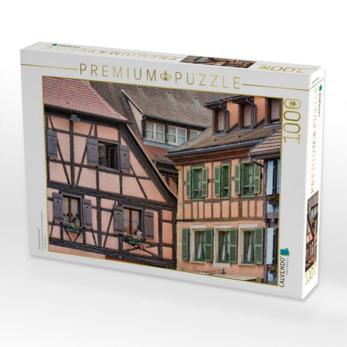 Typisches Fachwerk - CALVENDO Foto-Puzzle'