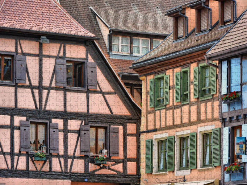 Typisches Fachwerk - CALVENDO Foto-Puzzle'