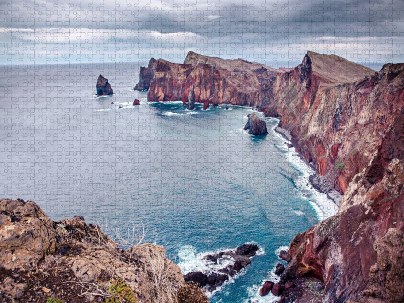 Ponta do Bode. La côte nord de l'île de Madère - Puzzle photo CALVENDO 