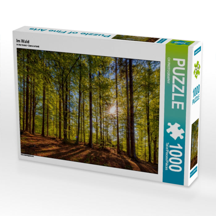 Im Wald 1000 Teile Puzzle quer - CALVENDO Foto-Puzzle'