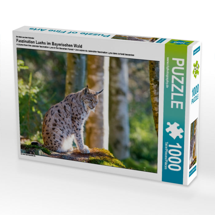 Ein Motiv aus dem Kalender Faszination Luchs im Bayerischen Wald 1000 Teile Puzzle quer - CALVENDO Foto-Puzzle'