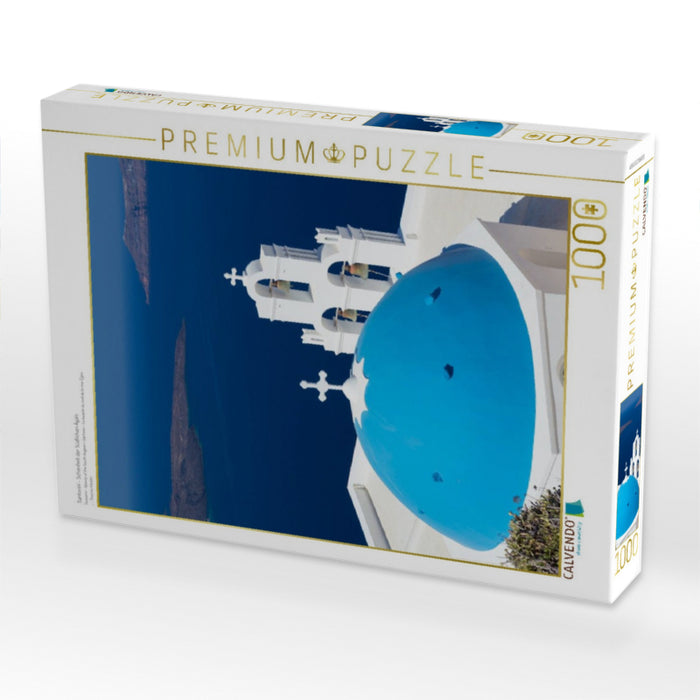 Santorini - Schönheit der Südlichen Ägäis 1000 Teile Puzzle hoch - CALVENDO Foto-Puzzle'