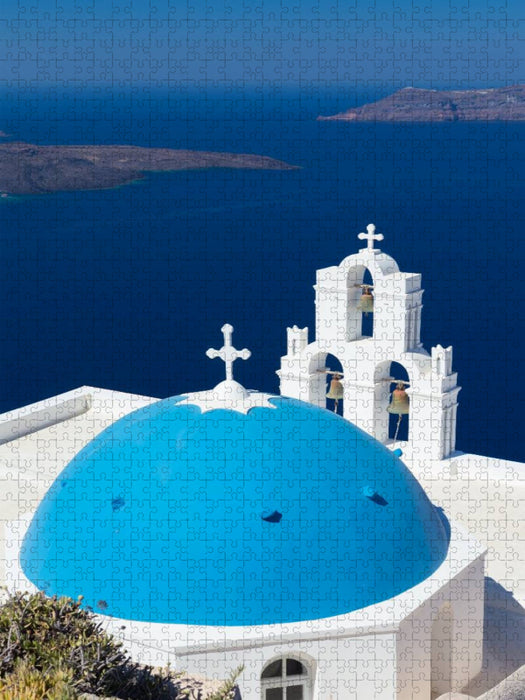 Santorini - Schönheit der Südlichen Ägäis 1000 Teile Puzzle hoch - CALVENDO Foto-Puzzle'