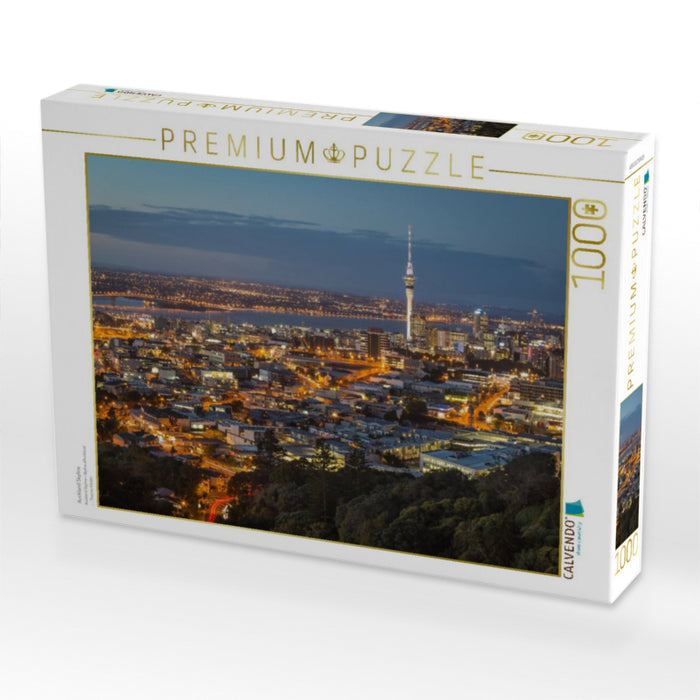 Auckland Skyline 1000 Teile Puzzle quer - CALVENDO Foto-Puzzle'