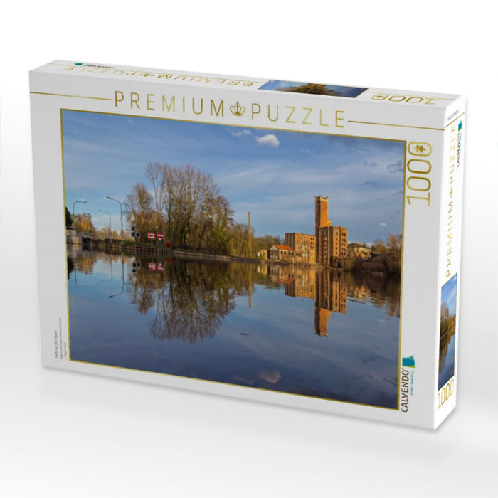 Halle an der Saale 1000 Teile Puzzle quer - CALVENDO Foto-Puzzle'