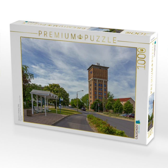 Water tower in Herzberg / Elster - CALVENDO photo puzzle 