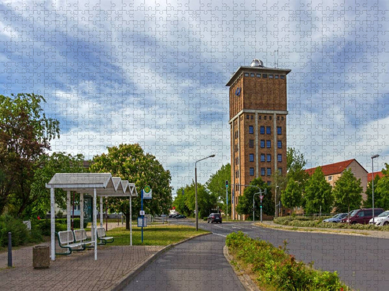 Water tower in Herzberg / Elster - CALVENDO photo puzzle 