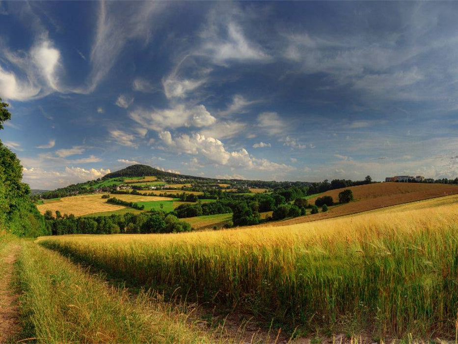 Blick auf den Pöhlberg - CALVENDO Foto-Puzzle'