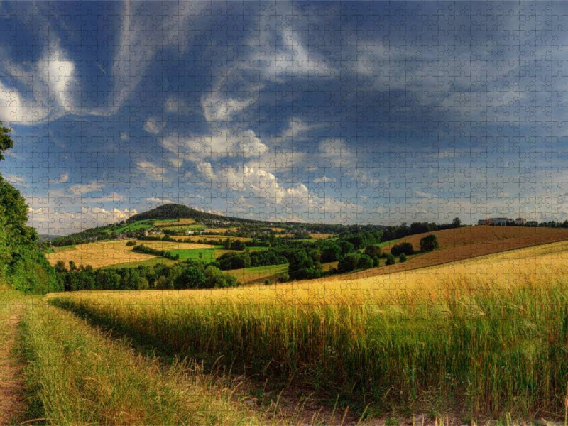 Blick auf den Pöhlberg - CALVENDO Foto-Puzzle'
