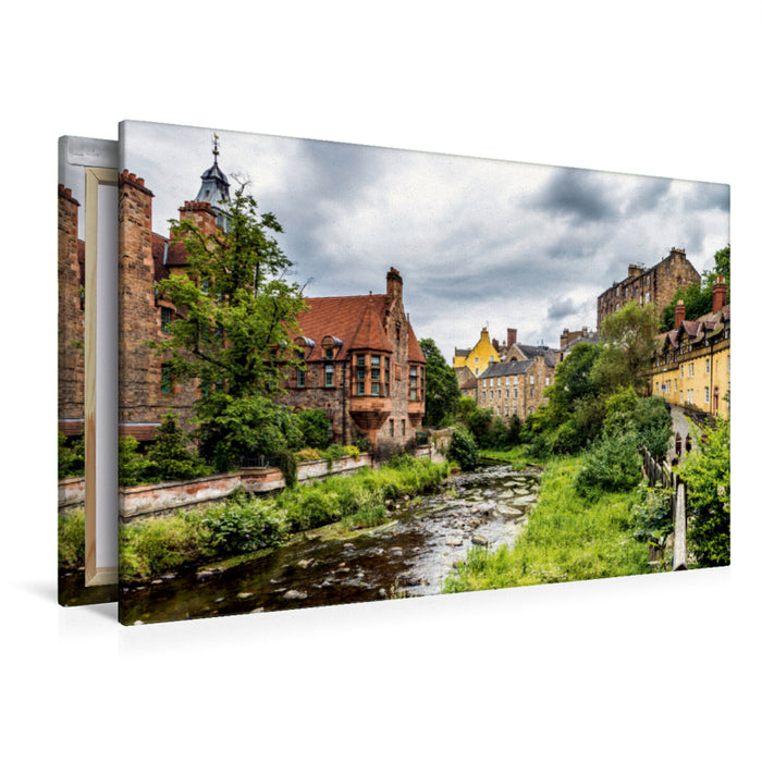 Premium Textil-Leinwand Dean Village
