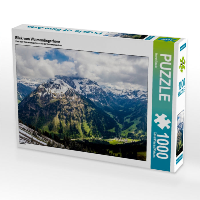 Vue depuis le Walmendingerhorn - Puzzle photo CALVENDO 