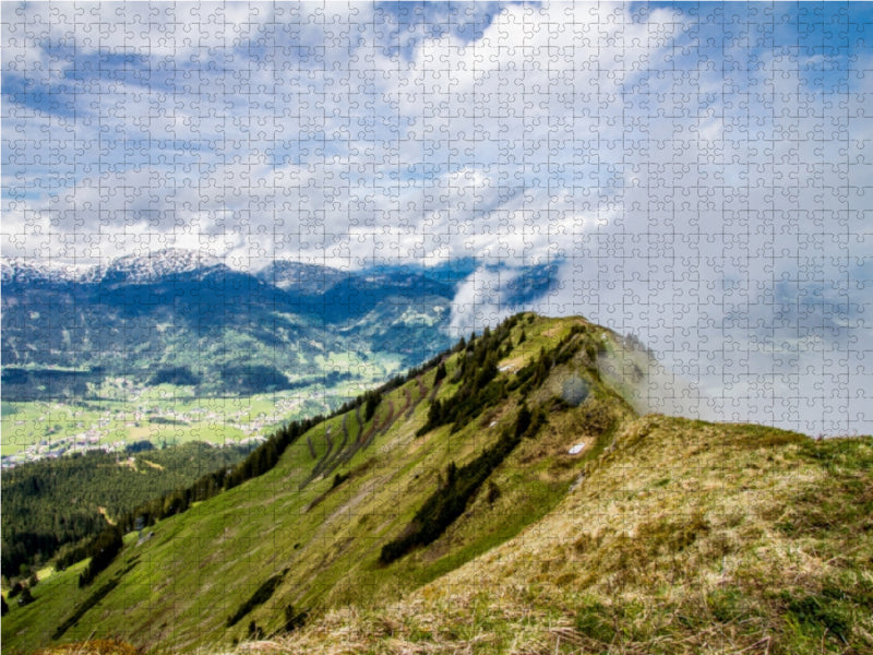 Kanzelwand mountain station - CALVENDO photo puzzle 