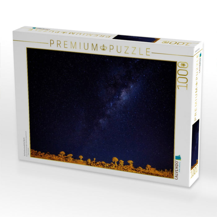 Köcherbaumwald bei Nacht - CALVENDO Foto-Puzzle'