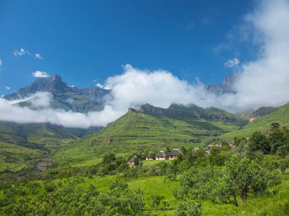 Amphitheater Drakensberg im Royal Natal-Nationalpark - CALVENDO Foto-Puzzle'