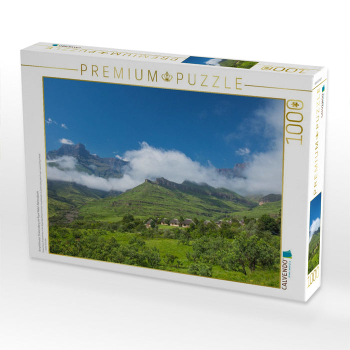 Amphitheater Drakensberg im Royal Natal-Nationalpark - CALVENDO Foto-Puzzle'