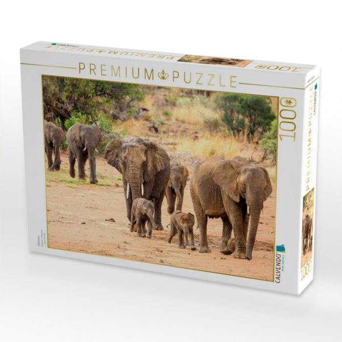 Elefanten - CALVENDO Foto-Puzzle'